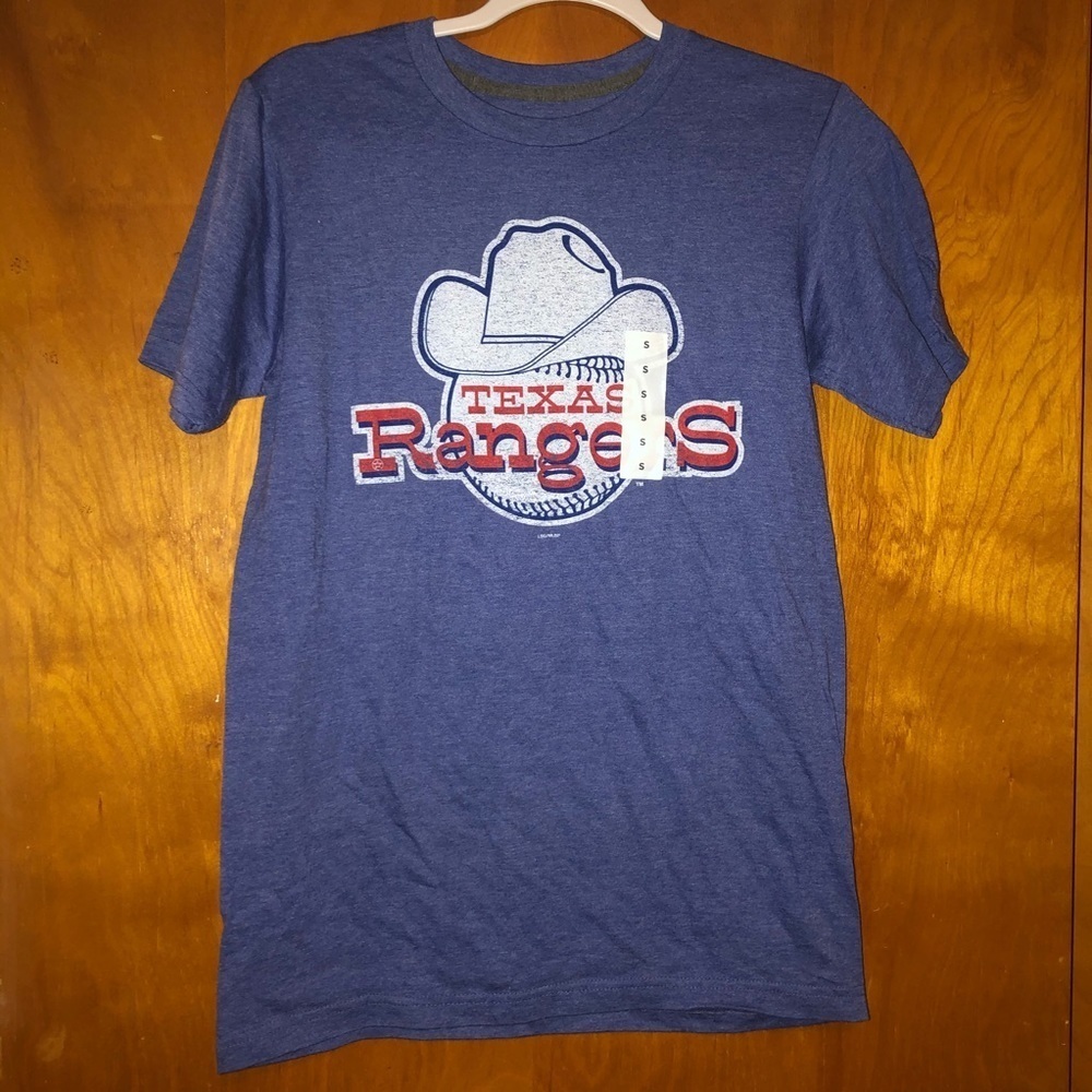 NWT adult mlb Texas rangers T-shirt tee small S